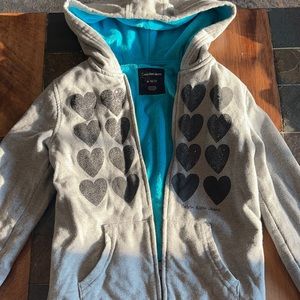 Calvin Klein zip up sweater